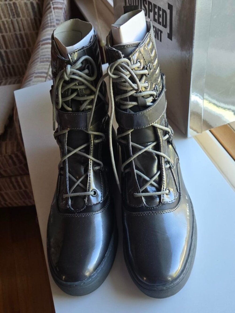 GODSPEED MOVEMENT khaki shoes, Size 9.5